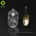 Custom labels 4ML 5ML 10ML 15ML squeeze oil dropper gold with with rubber child proof cap